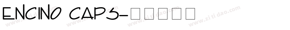 Encino Caps字体转换